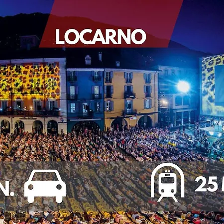 Free Parking-golf-garden Apartmán Losone